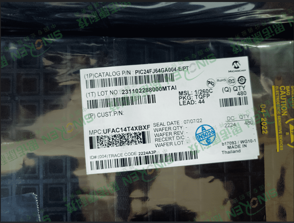 PIC24FJ64GA004-E/PT